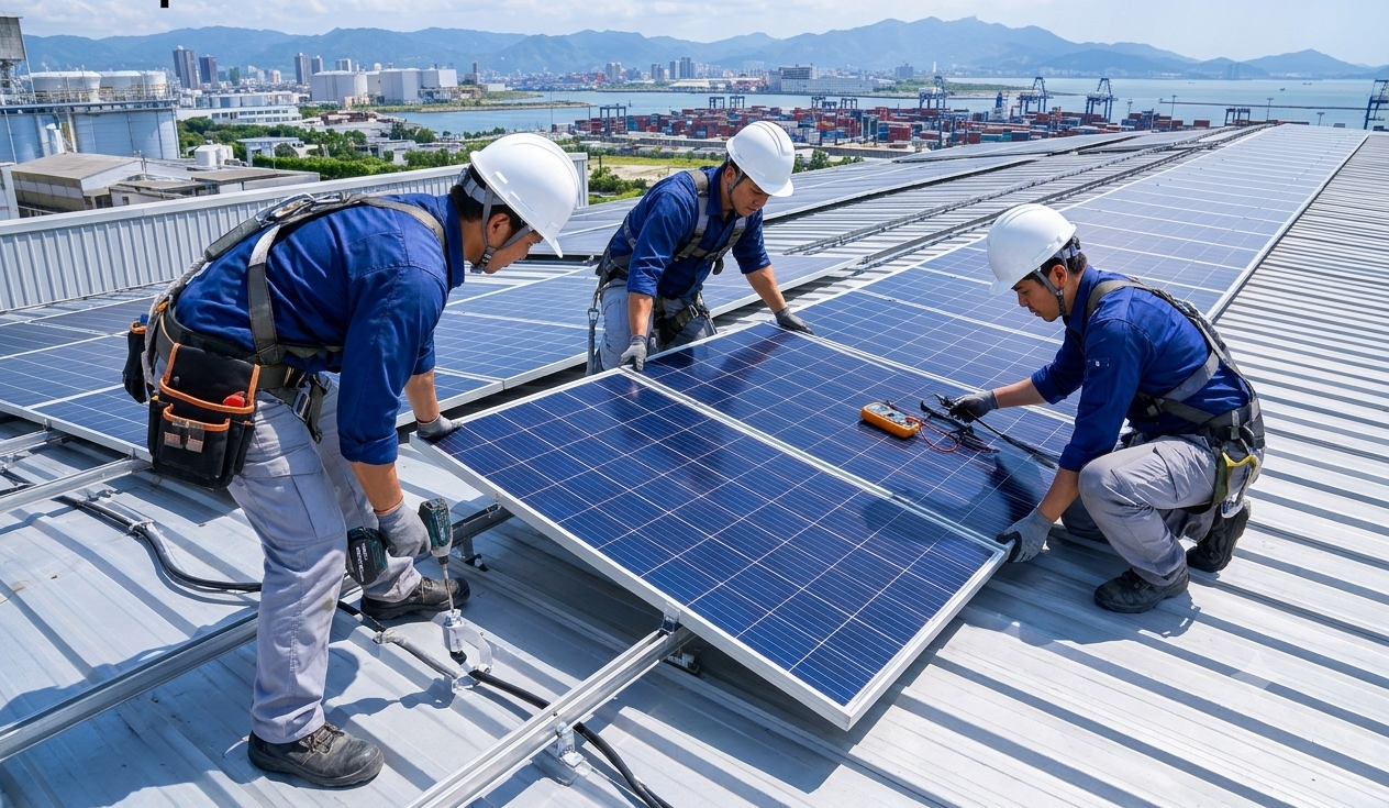 Step 5: Solar Panel Installation