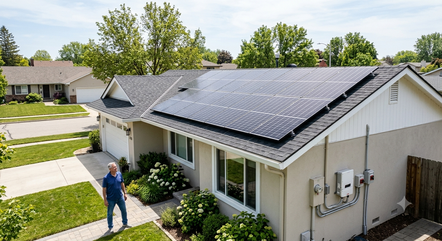 Residential rooftop solar