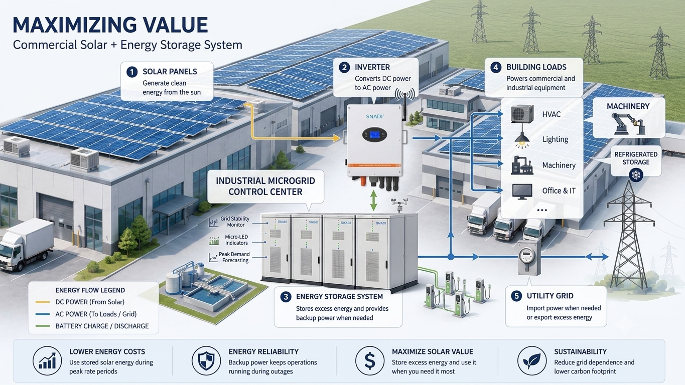 13. How the Commercial Rooftop Solar System Works