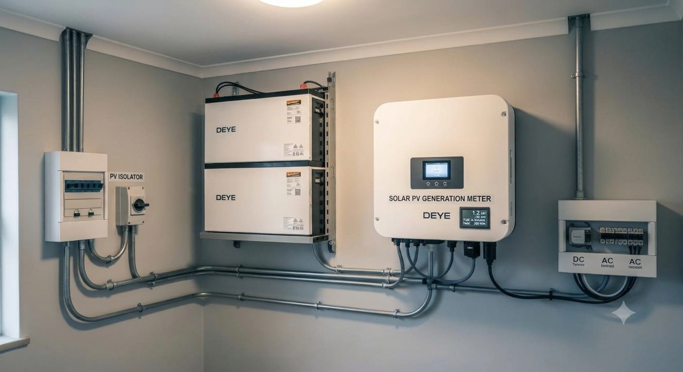 Step 6: Hybrid Inverter and Electrical Integration