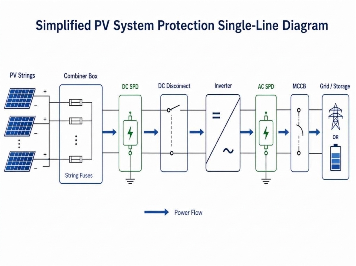 Step 7. Electrical System Design and Single-Line Diagram